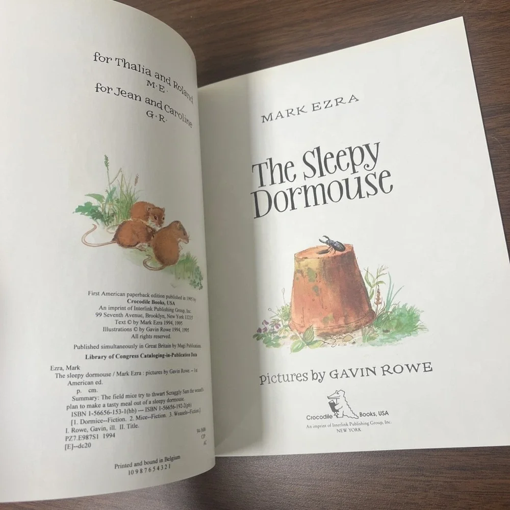 THE SLEEPY DORMOUSE (MARK EZRA/GAVIN‎ ROWE COLLECTION) Mint Condition 1995